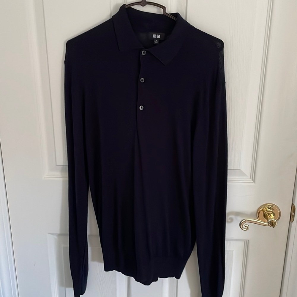 Uniqlo Mens Polo - Navy Size S